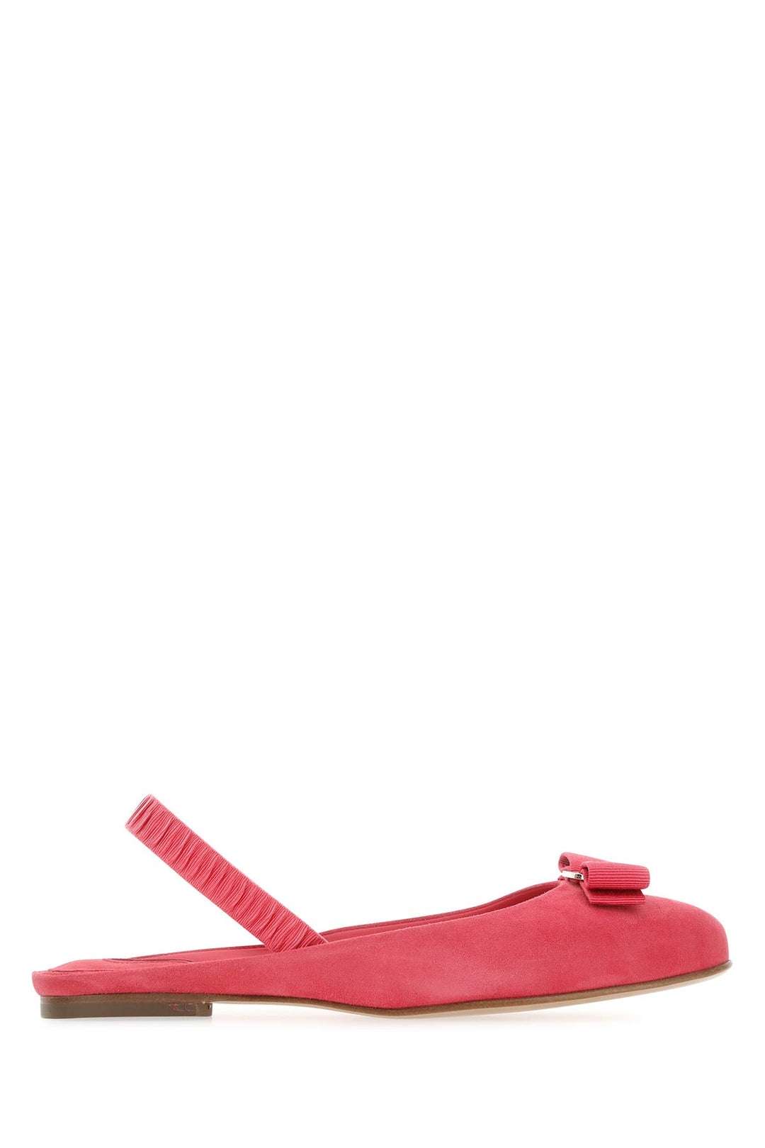 Fuchsia suede Vara Bow ballerinas