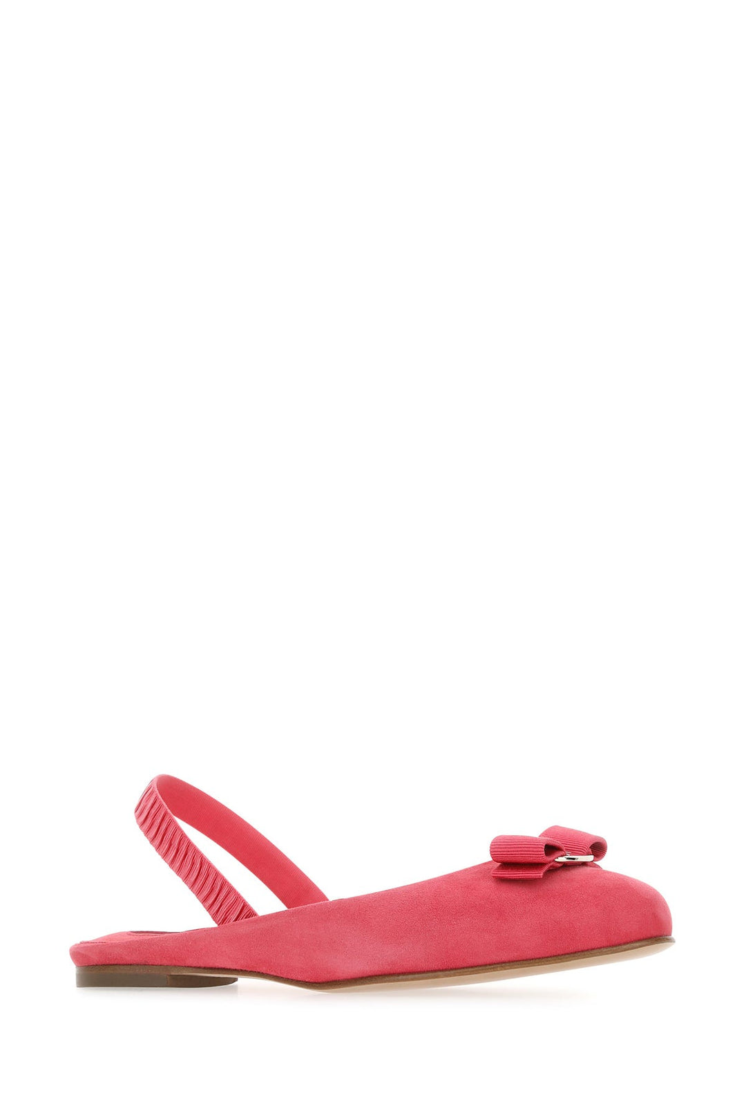 Fuchsia suede Vara Bow ballerinas