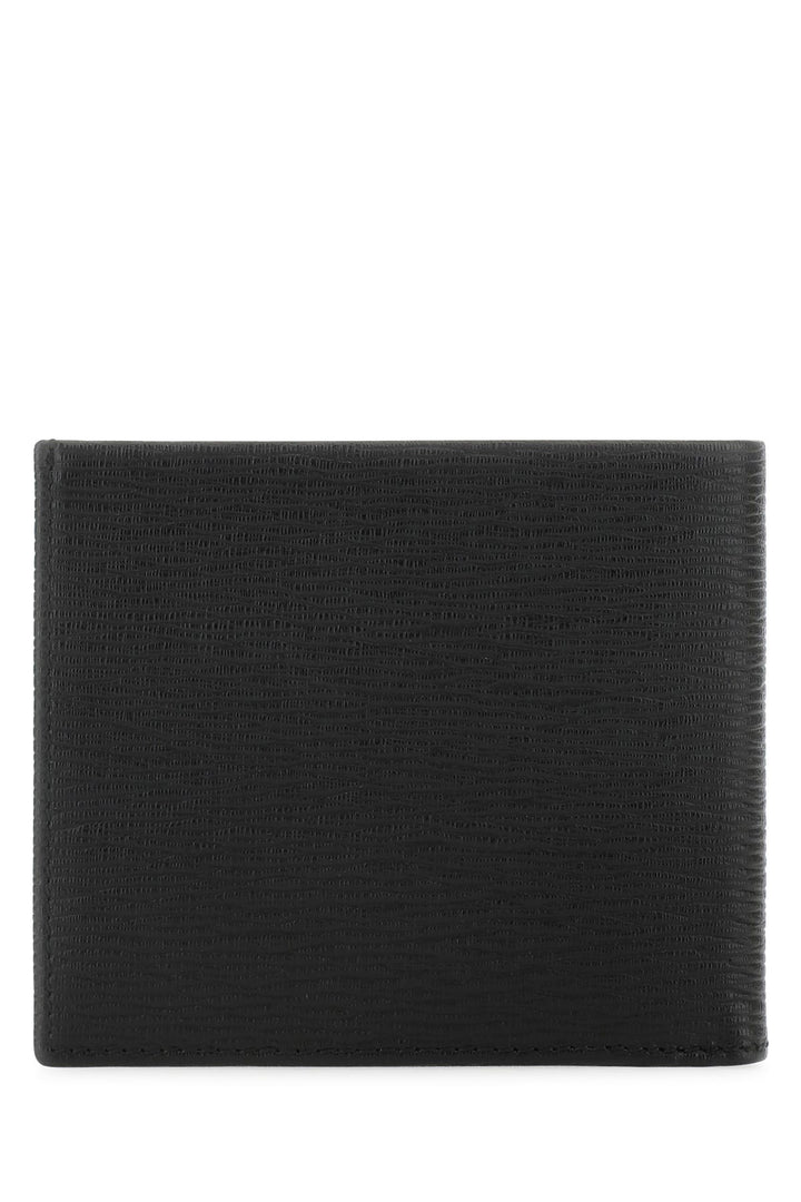 Black leather wallet