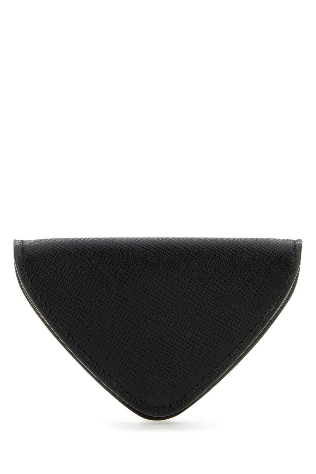 Black leather coin purse