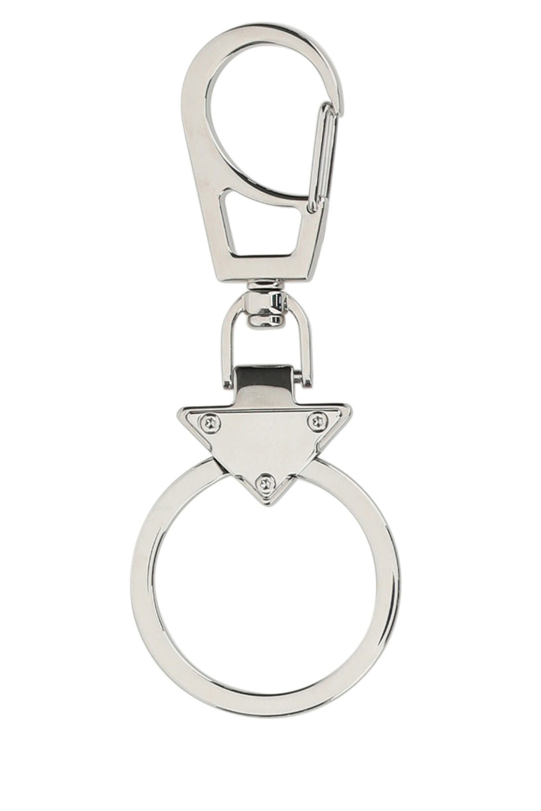 Silver metal key ring