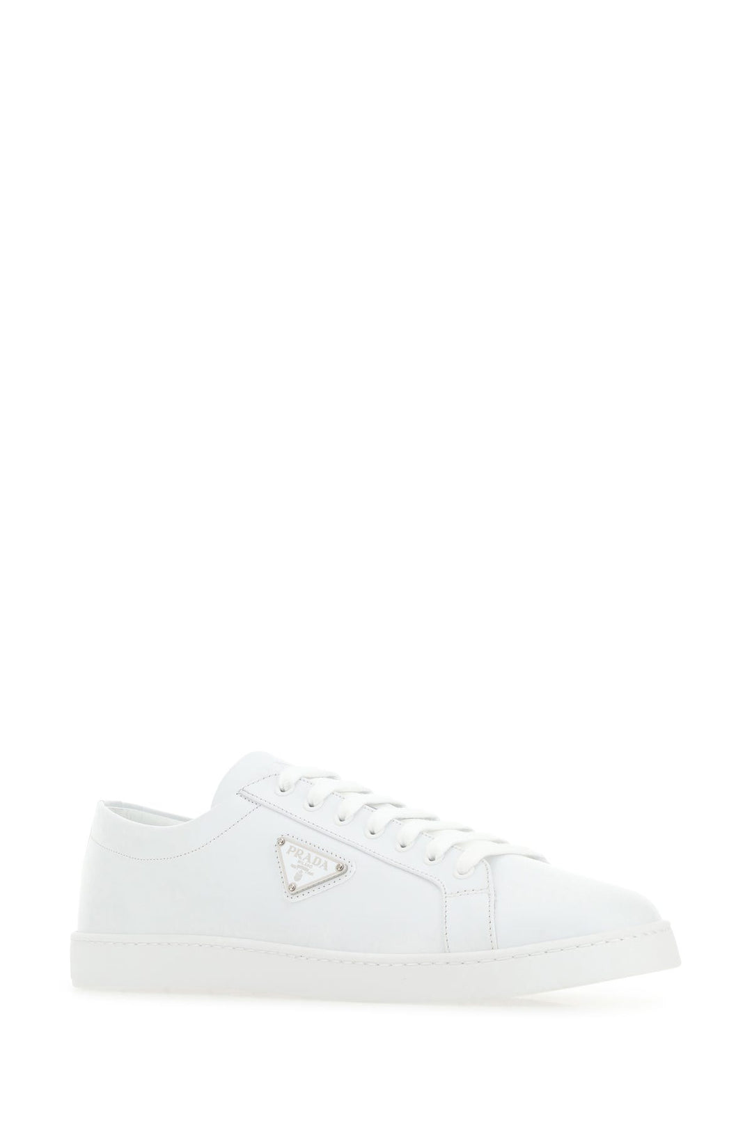 White leather sneakers