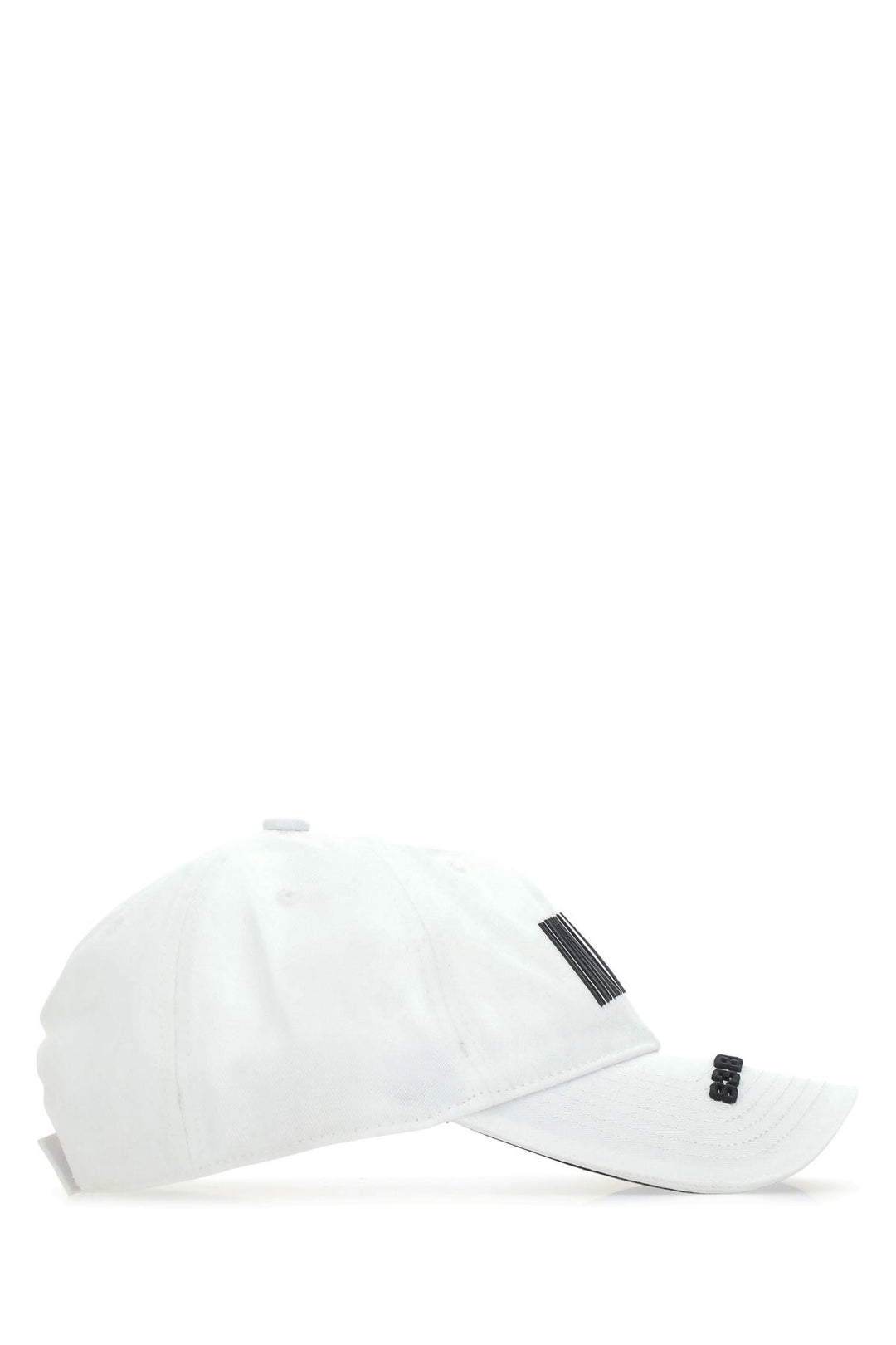 White canvas baseball cap