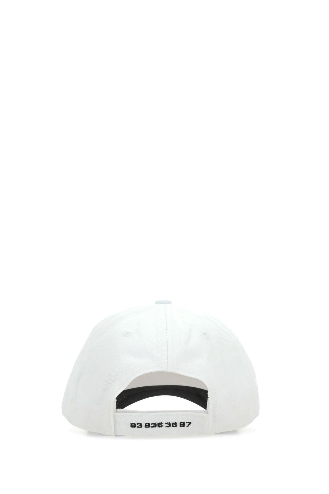 White canvas baseball cap