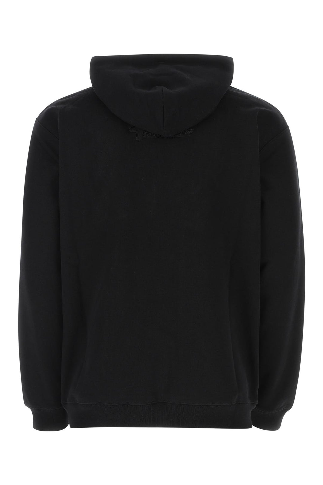 Black stretch cotton sweatshirt