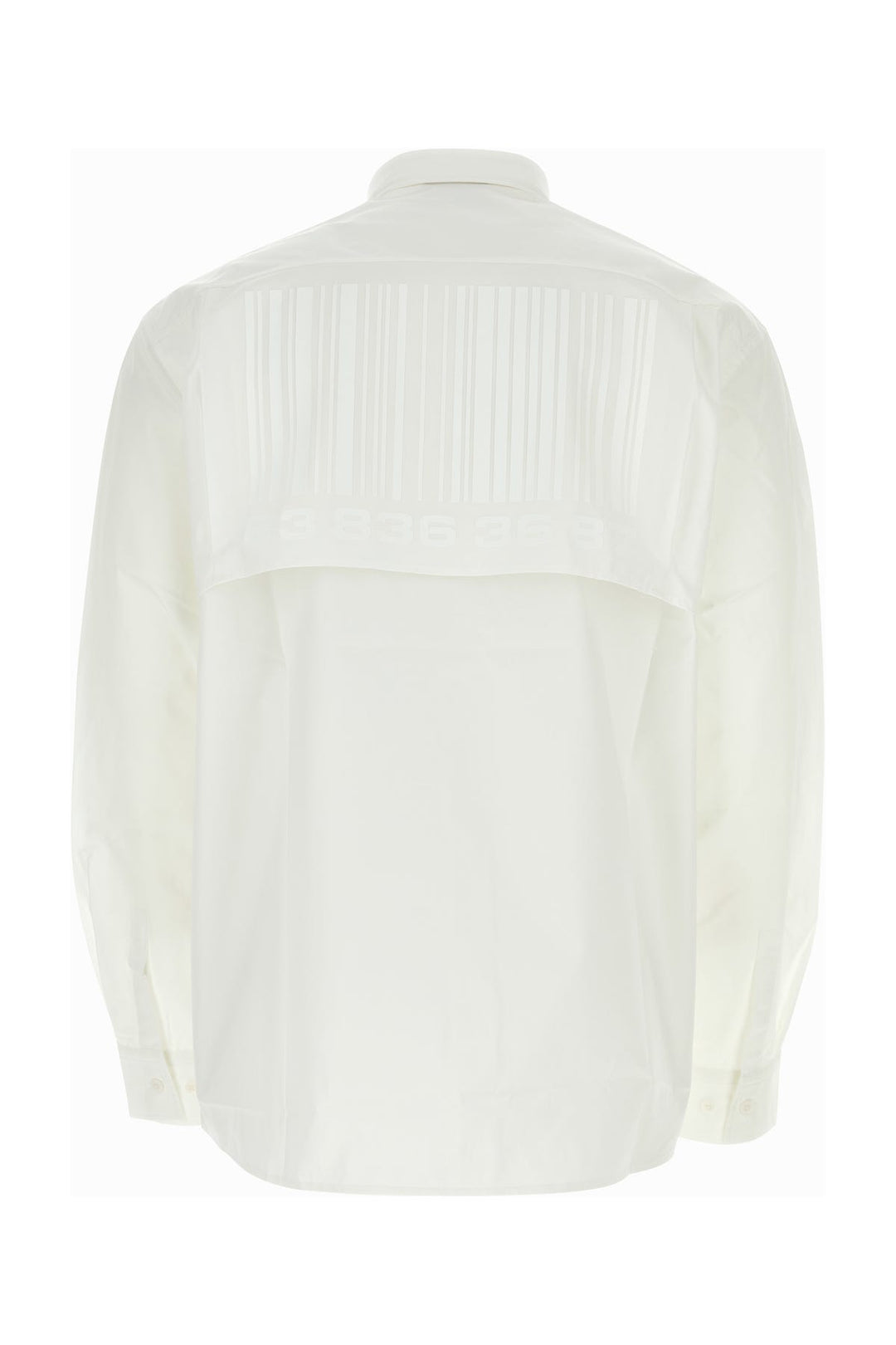 White cotton oversize shirt