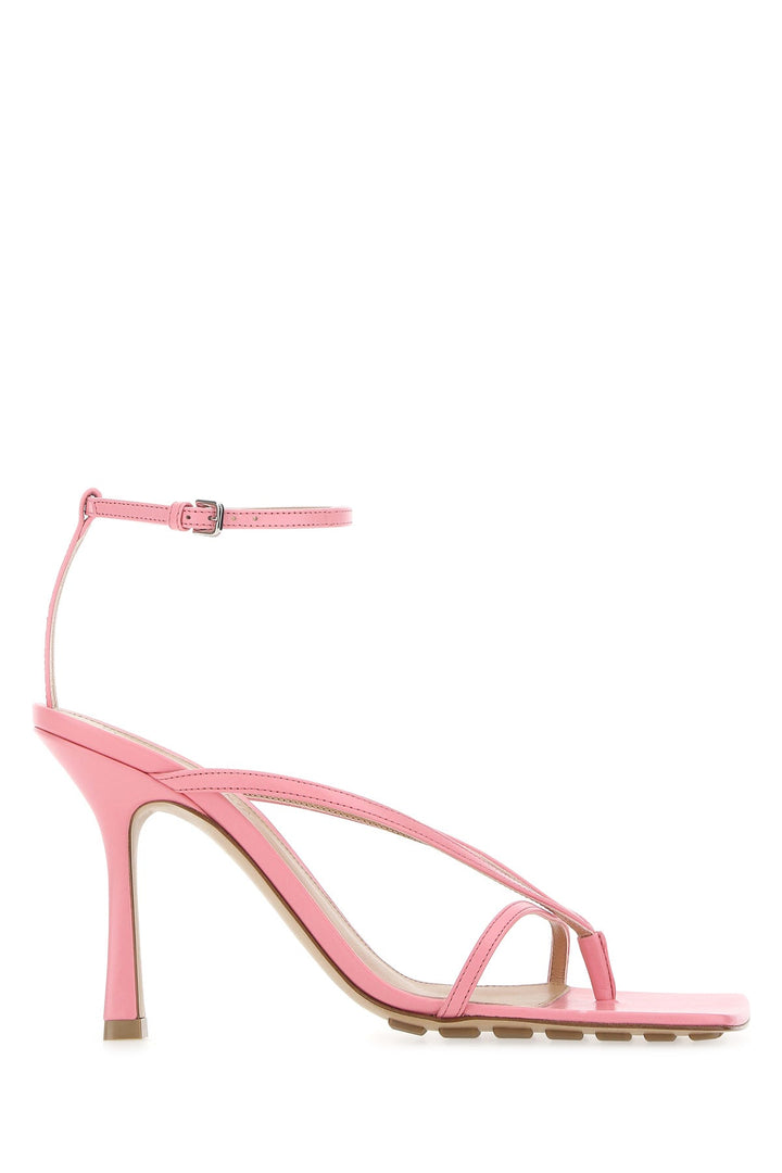 Pink leather Stretch sandals