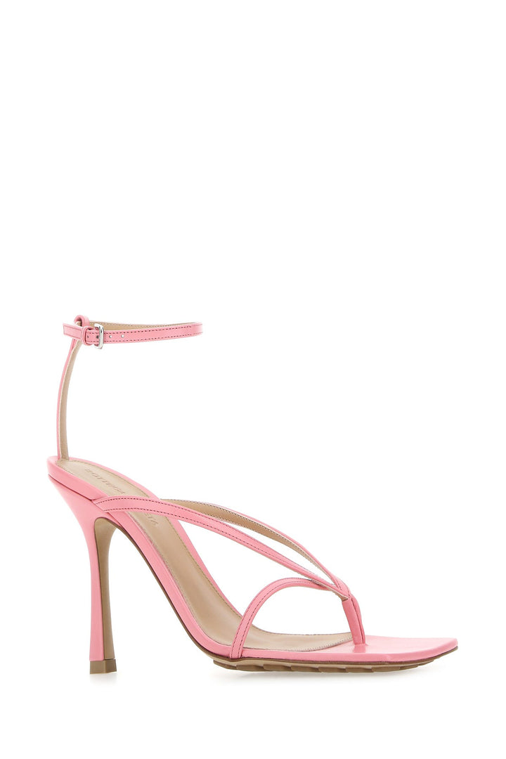 Pink leather Stretch sandals