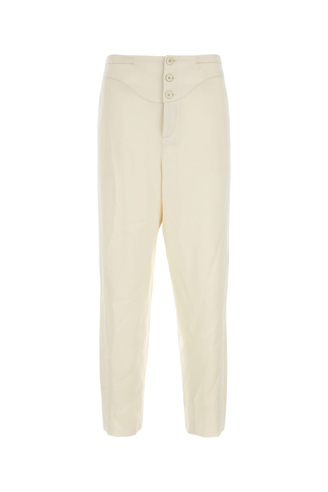 Ivory satin pant