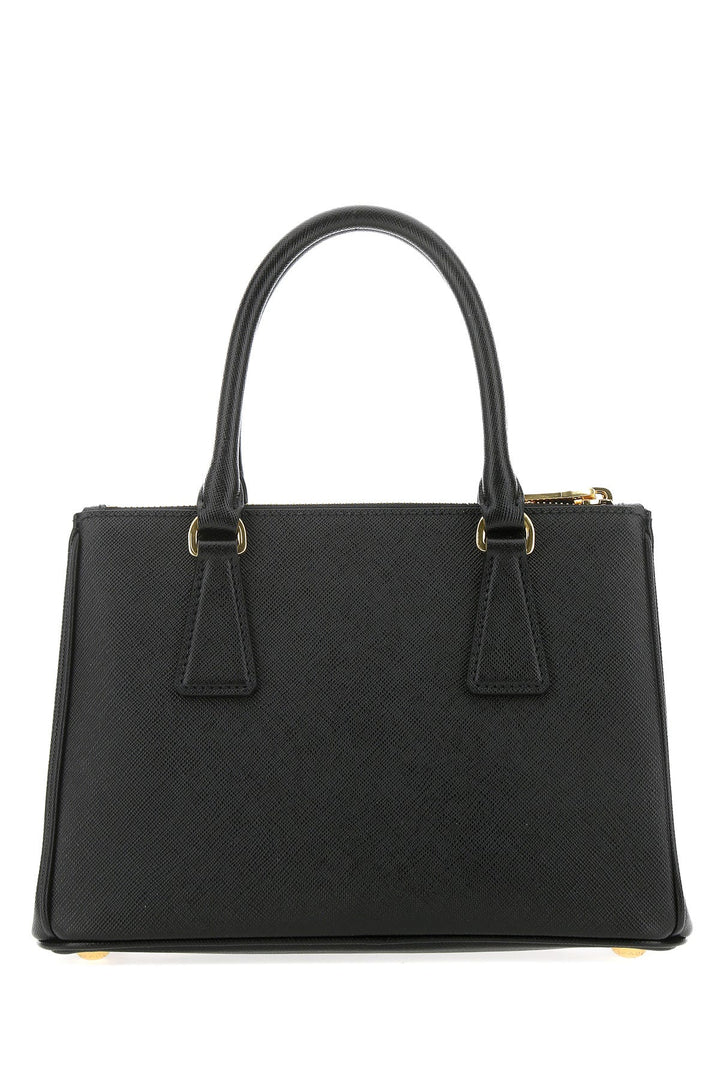 Black leather mini Galleria handbag