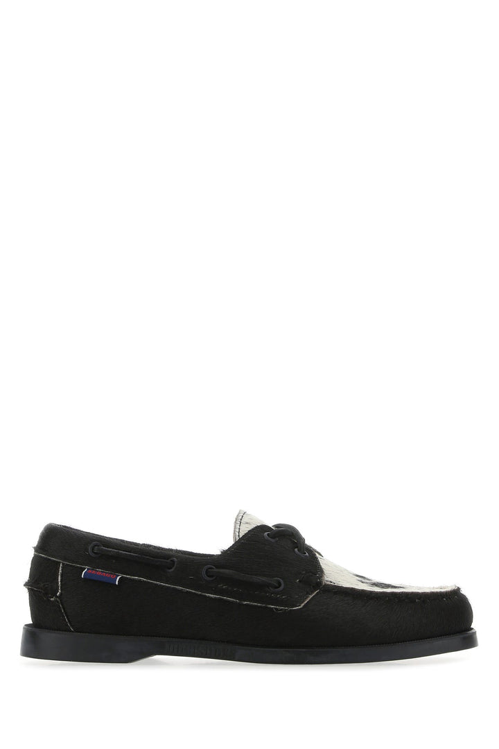 Multicolor calf hair Docksides Portland Raw loafers