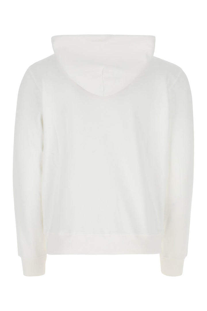 White cotton sweatshirt