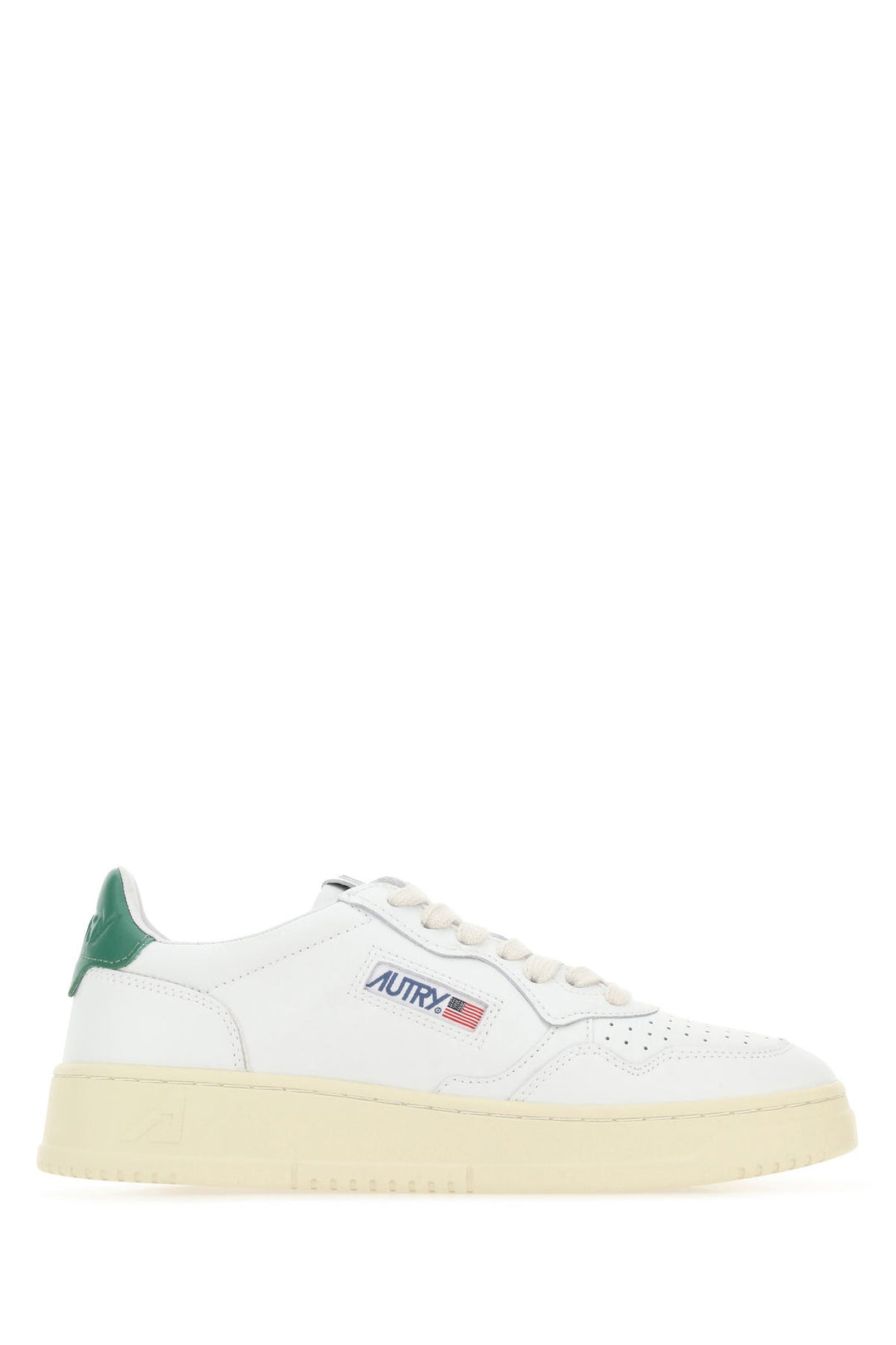 White leather Medalist sneakers