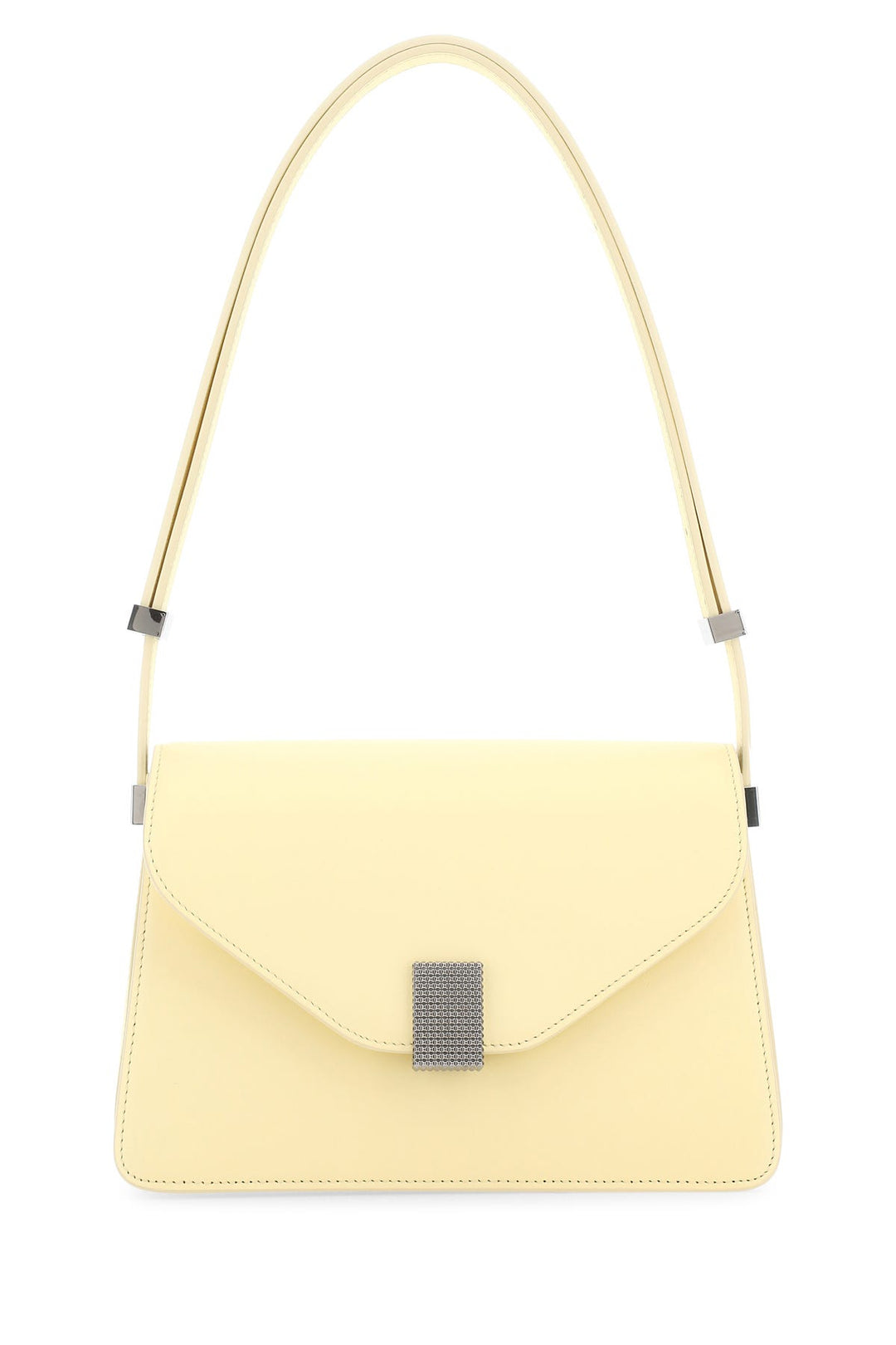 Pastel yellow leather Concerto shoulder bag