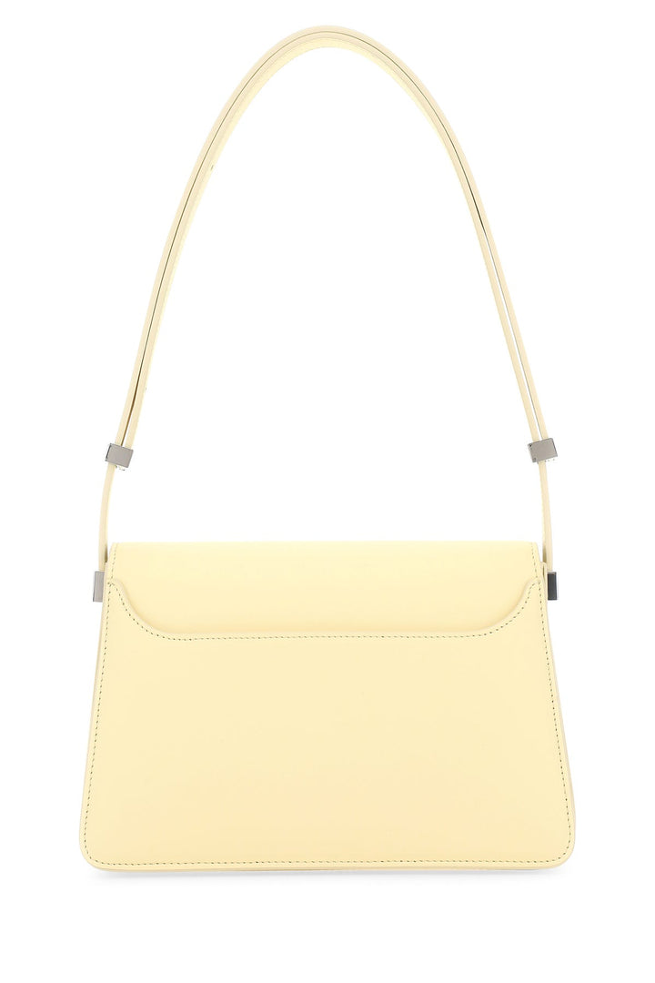 Pastel yellow leather Concerto shoulder bag