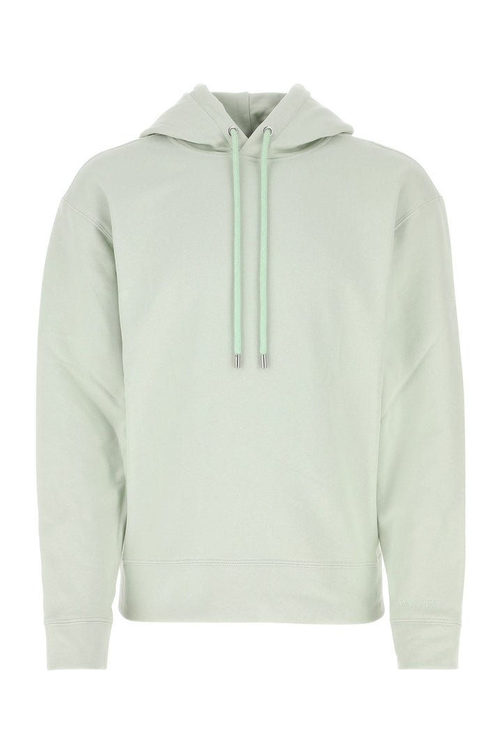 Mint green cotton sweatshirt