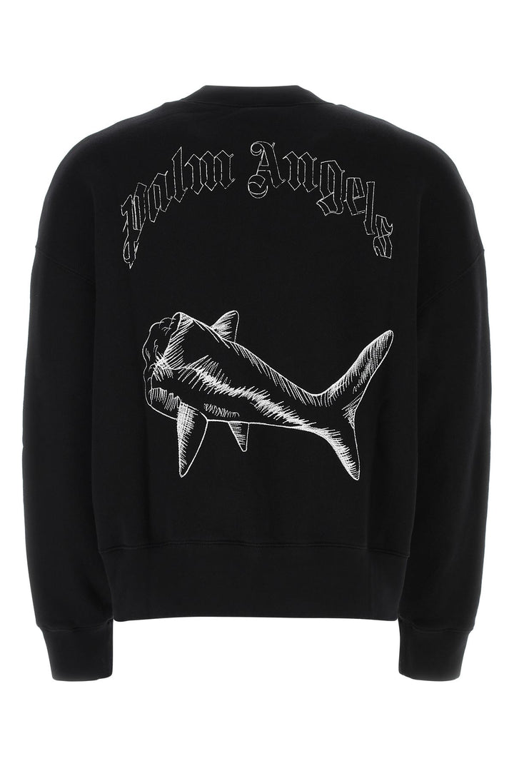 Black cotton sweatshirt