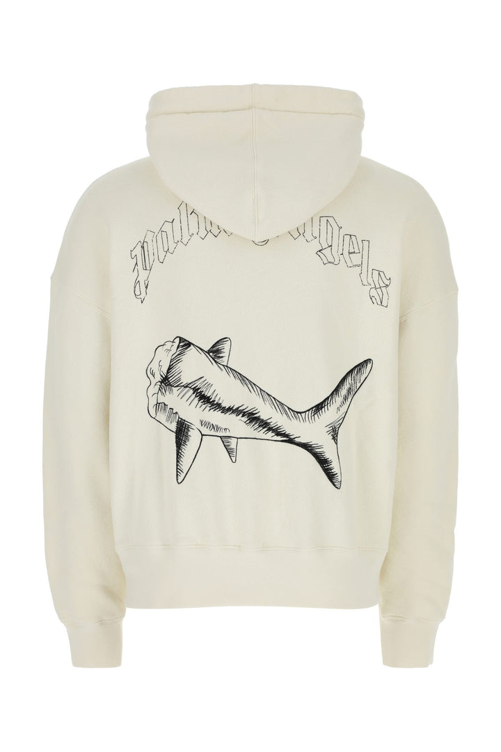 Ivory cotton sweatshirt