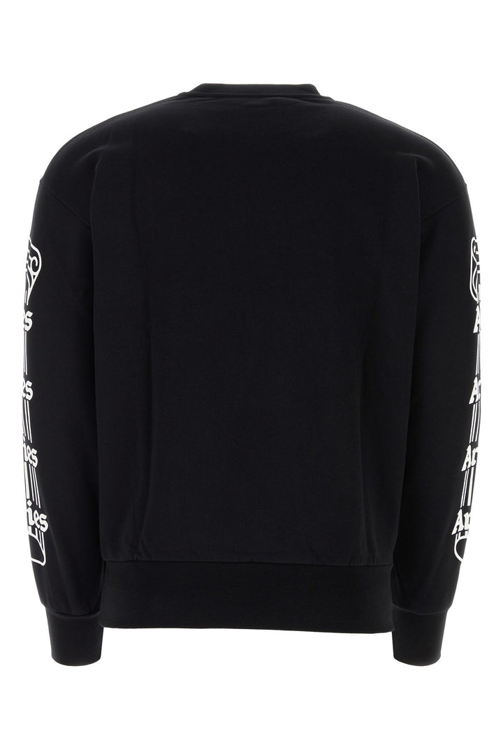 Black cotton sweatshirt