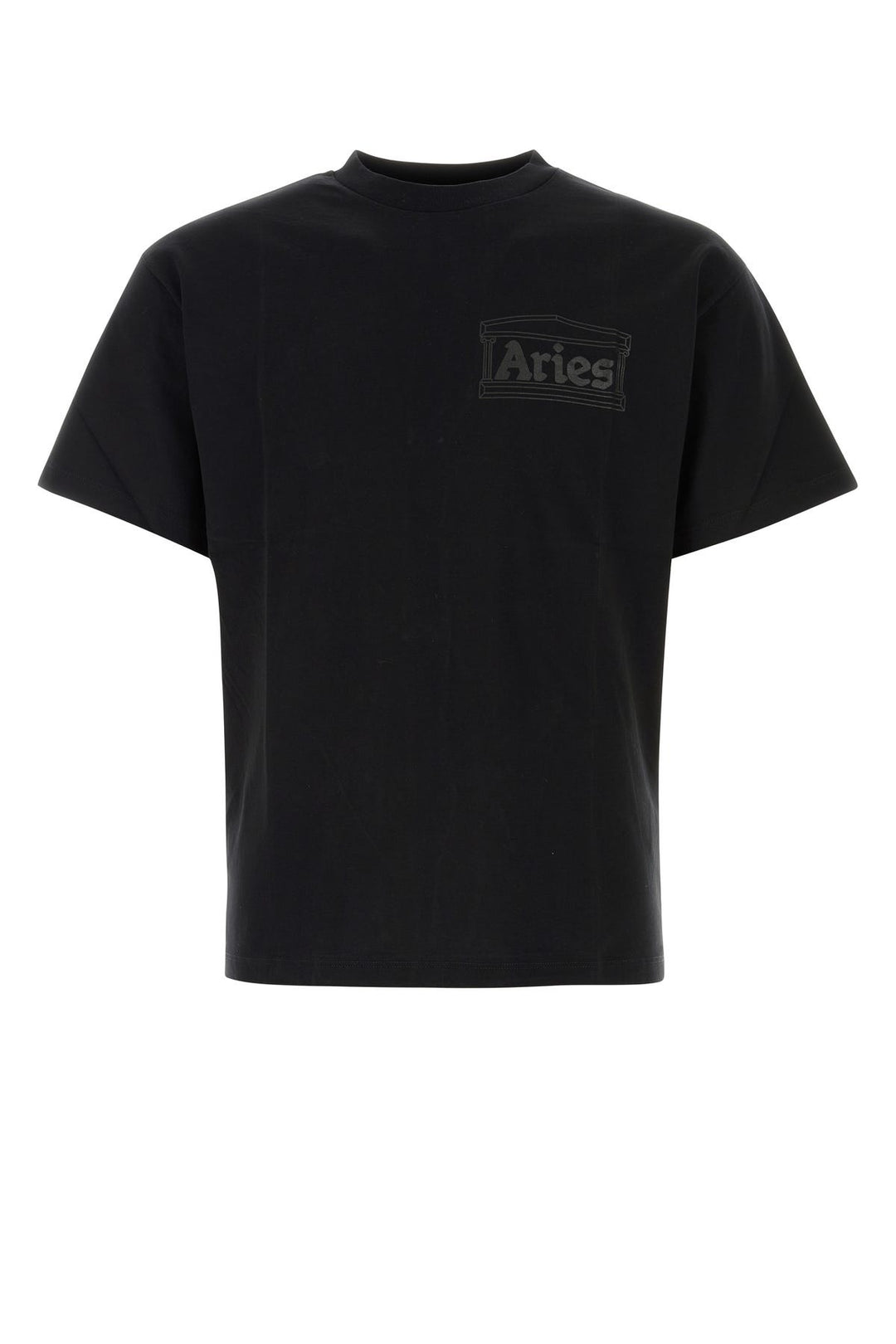 Black cotton Temple t-shirt