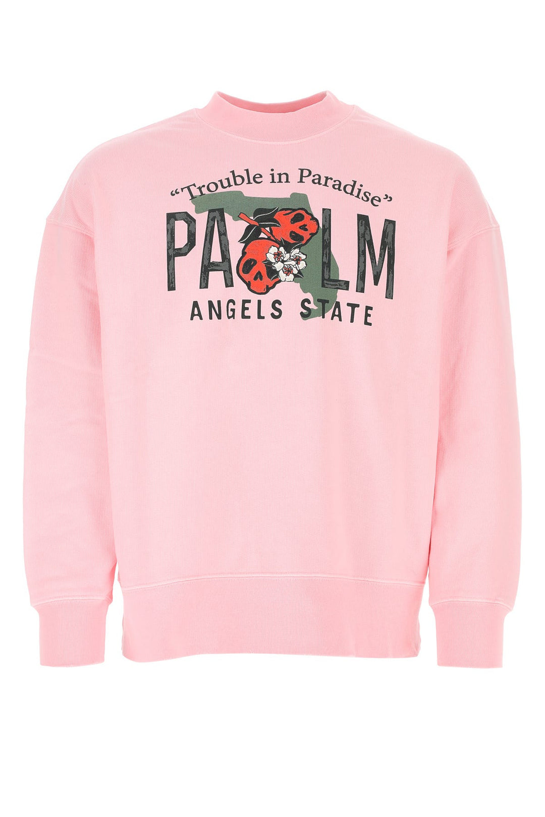 Pink cotton oversize sweatshirt