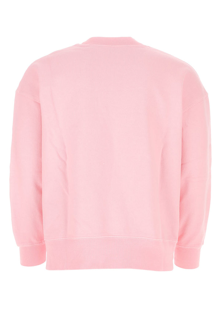 Pink cotton oversize sweatshirt