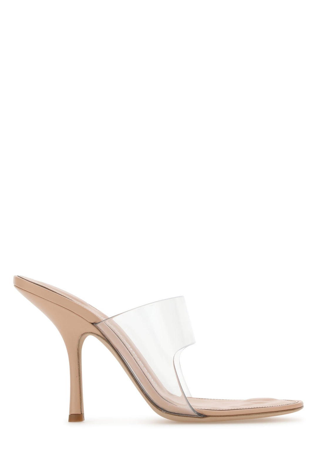 Transparent PVC Nudie 105 mules