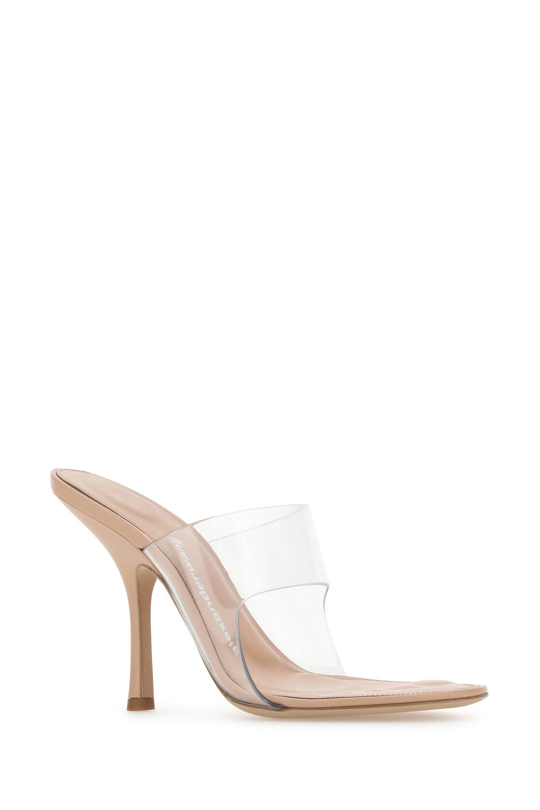 Transparent PVC Nudie 105 mules