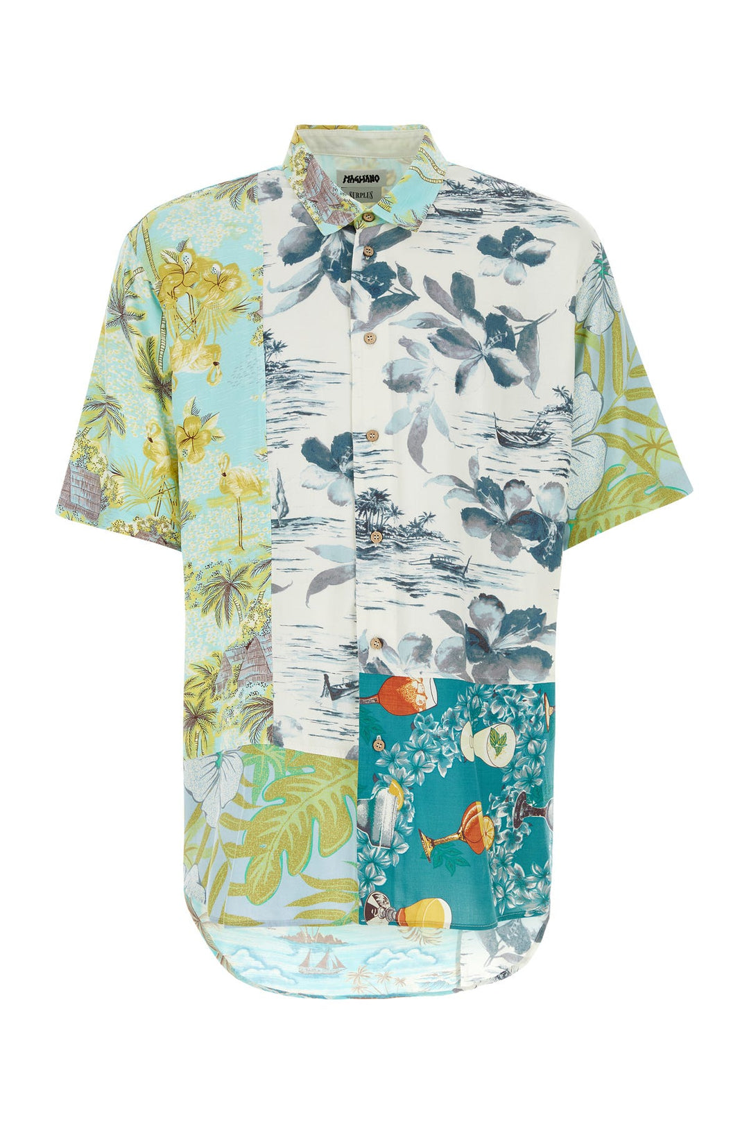 Printed viscose shirt