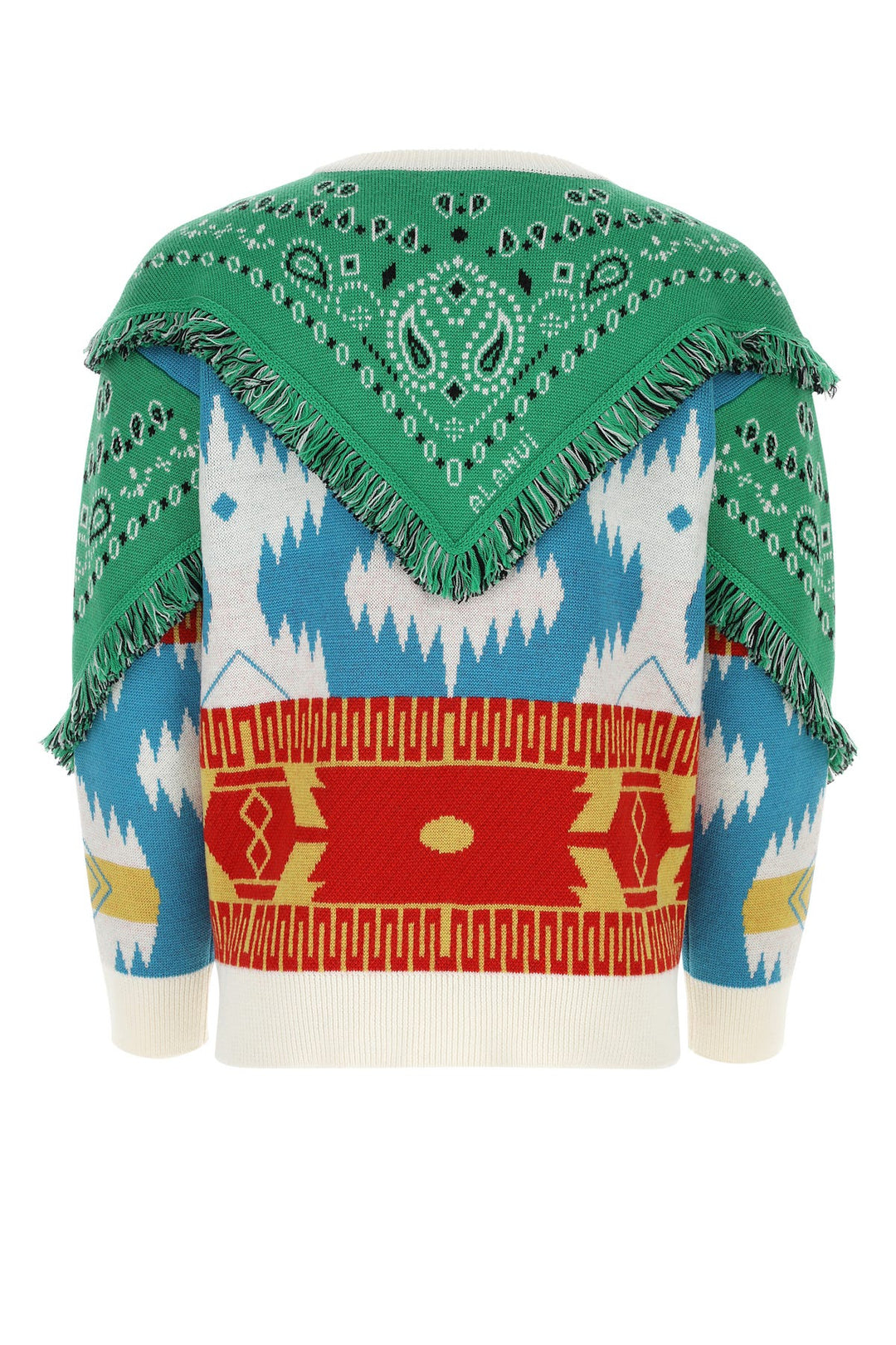 Embroidered wool Icon sweater