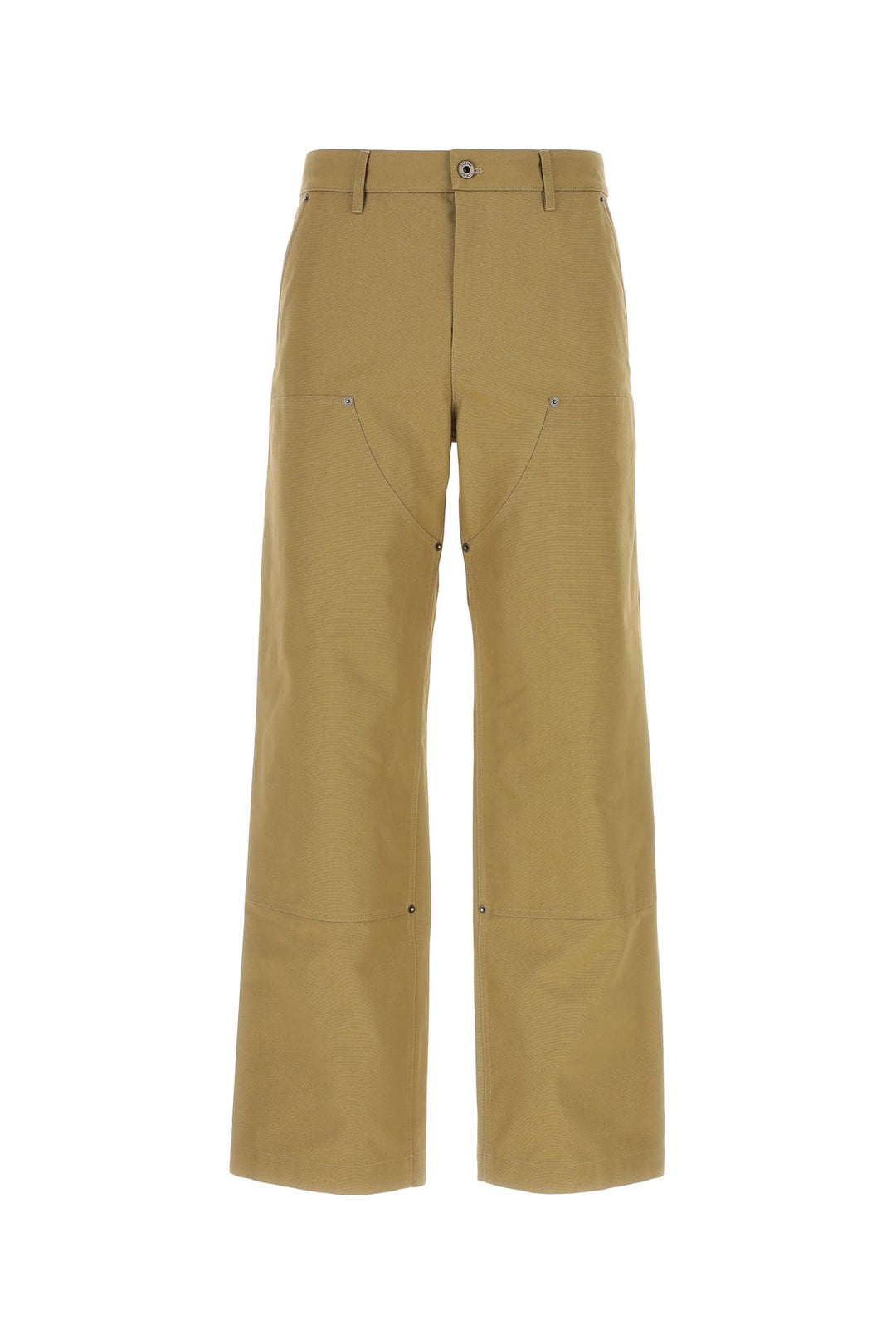 Mud cotton blend wide-leg pant