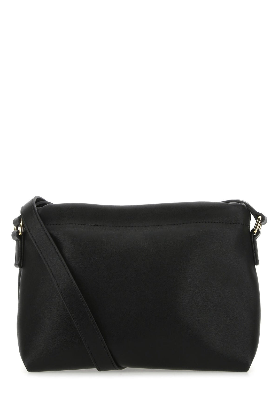 Black synthetic leather Ninon crossbody bag