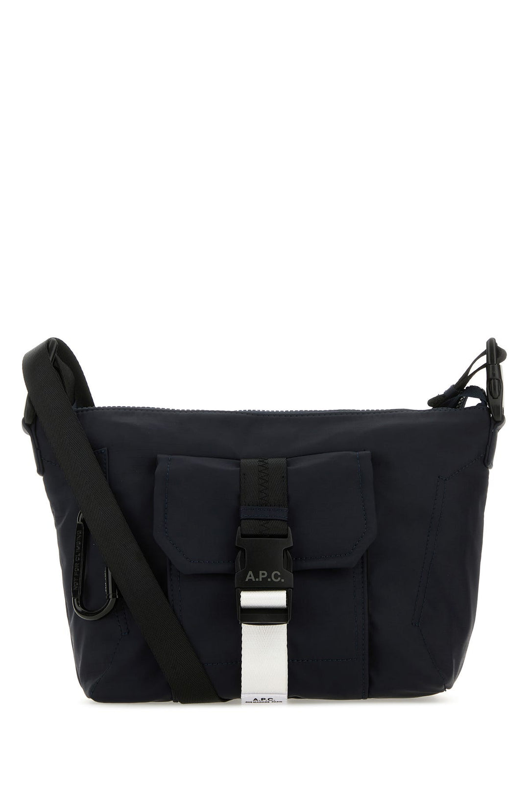 Blue nylon Trek crossbody bag