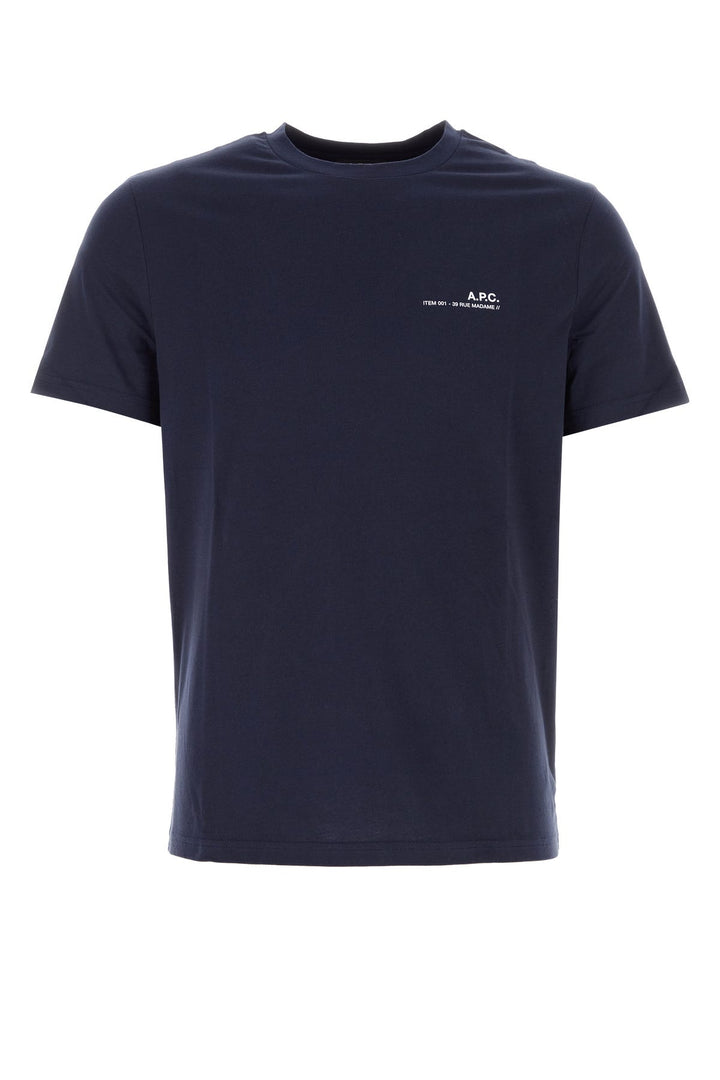 Navy blue cotton Item t-shirt