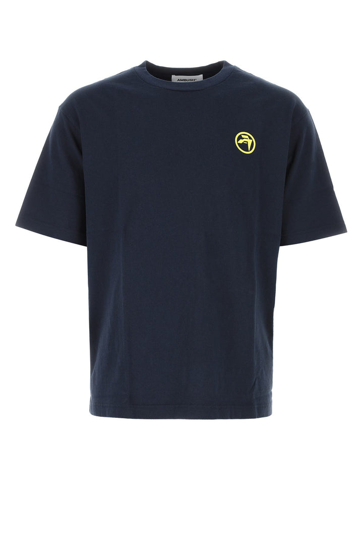 Navy blue cotton oversize t-shirt