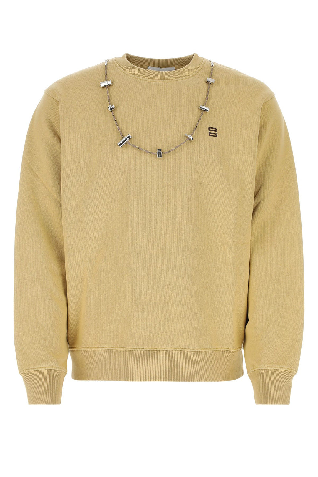 Beige cotton sweatshirt