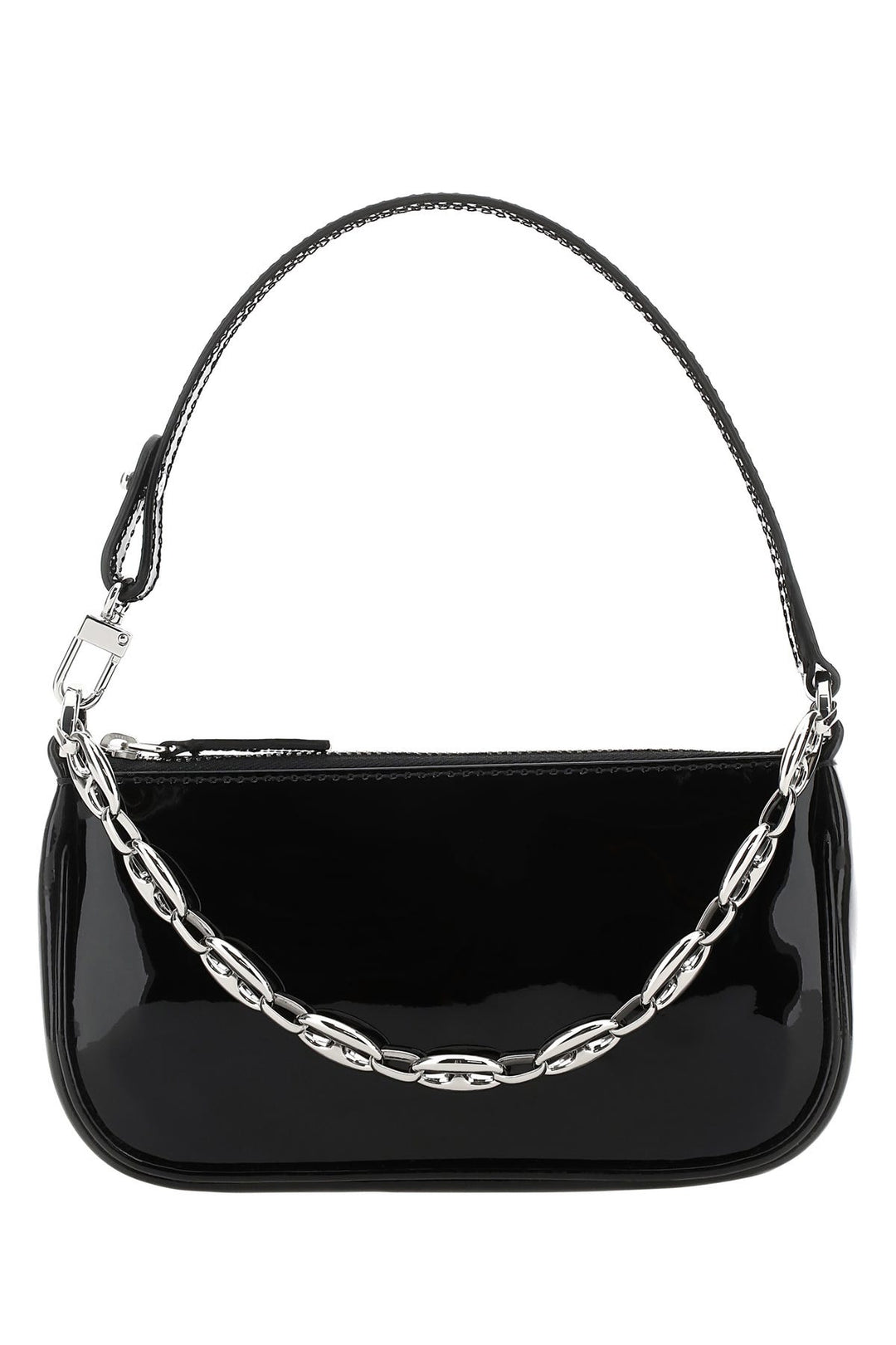 Black leather mini Rachel handbag