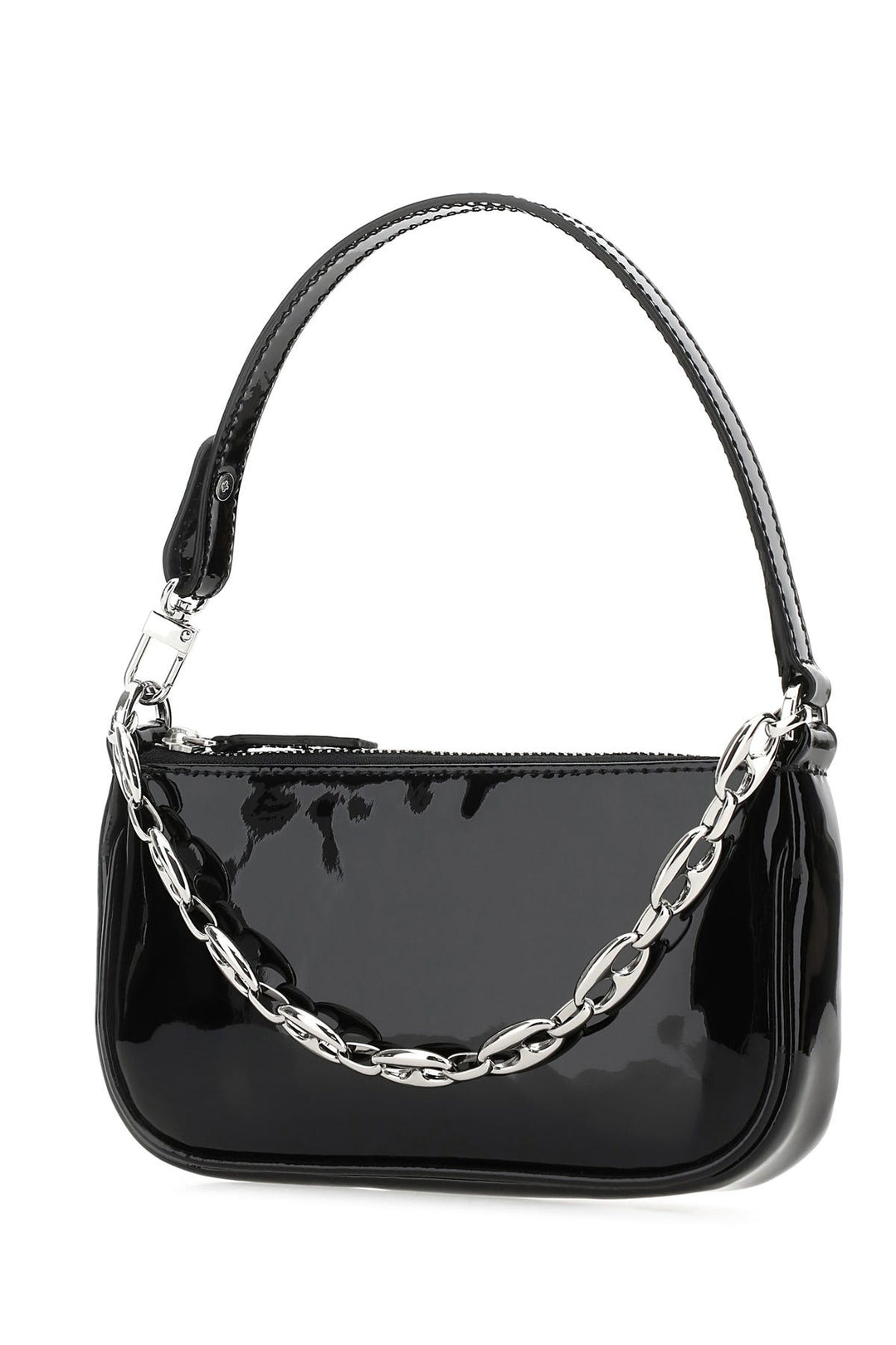 Black leather mini Rachel handbag