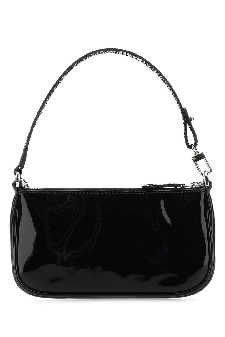 Black leather mini Rachel handbag