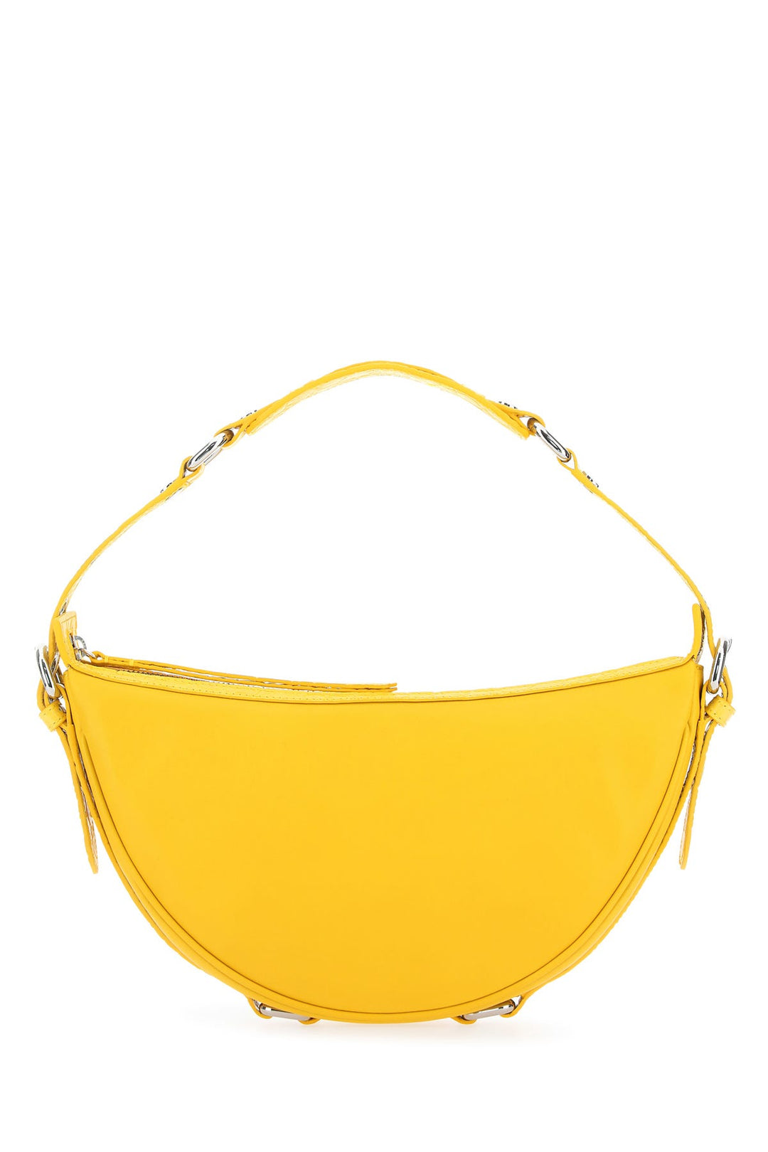 Yellow leather Gib shoulder bag