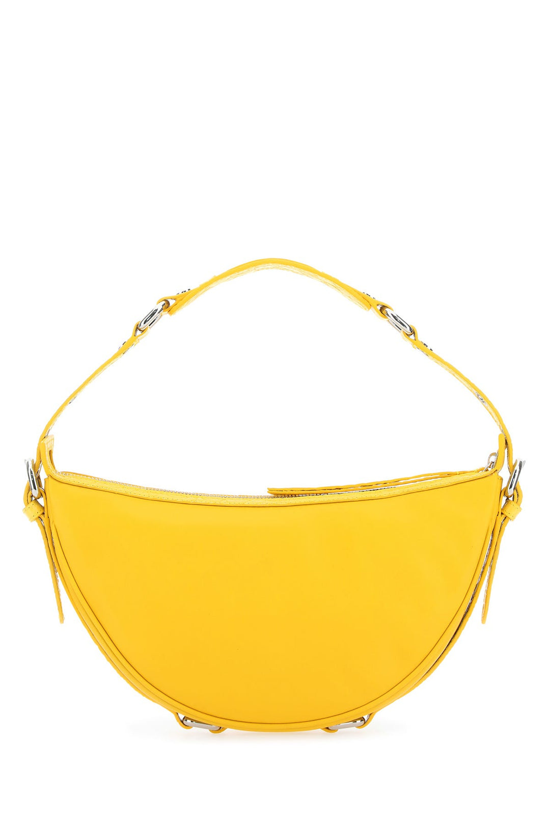 Yellow leather Gib shoulder bag