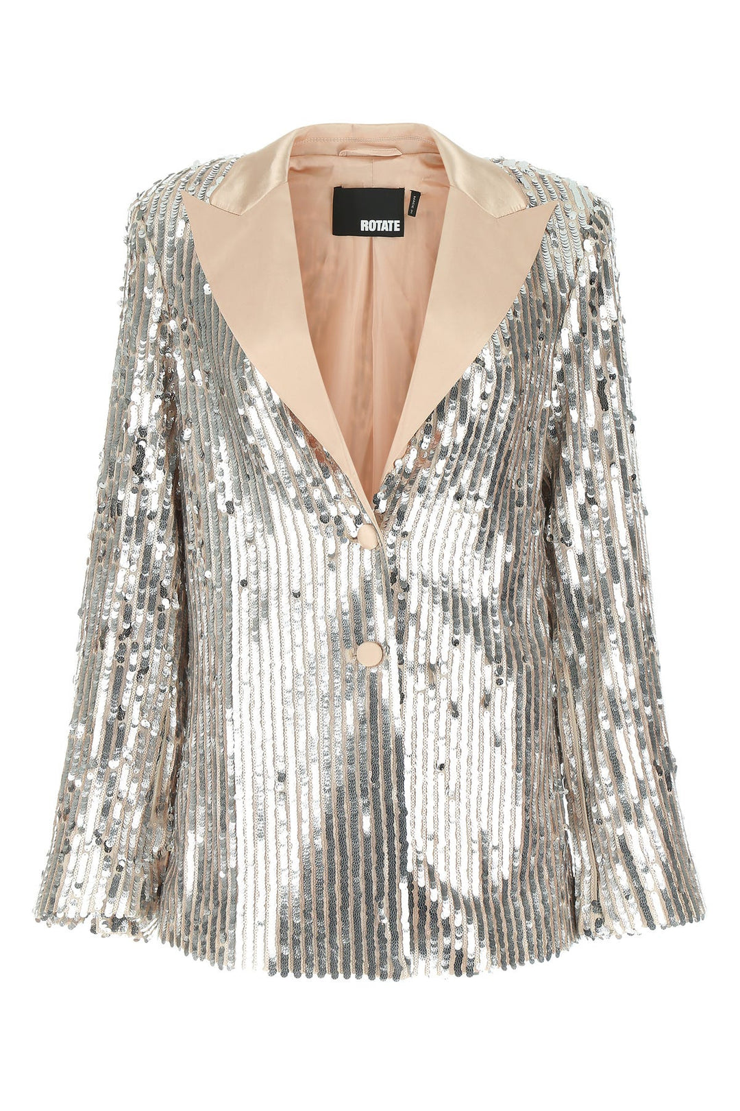 Embellished polyester blazer