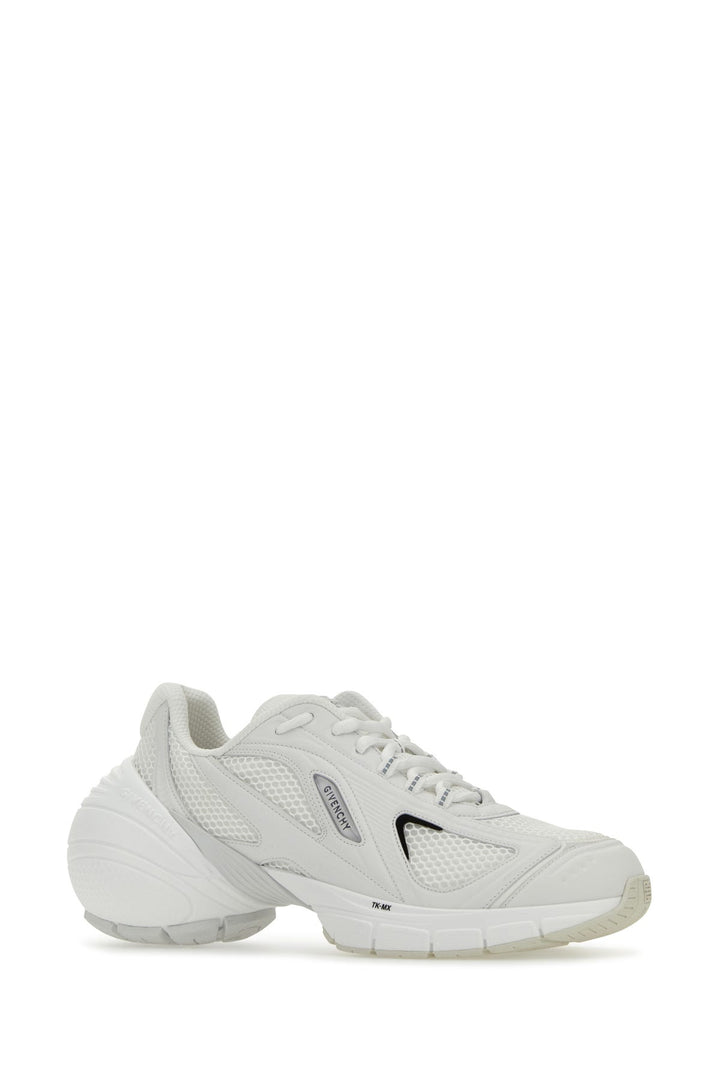 White mesh and synthetic leather TK-MX sneakers