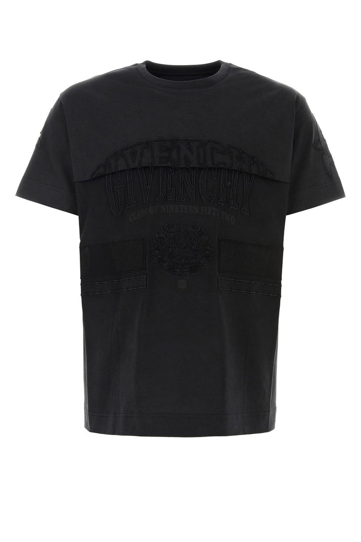 Black cotton t-shirt