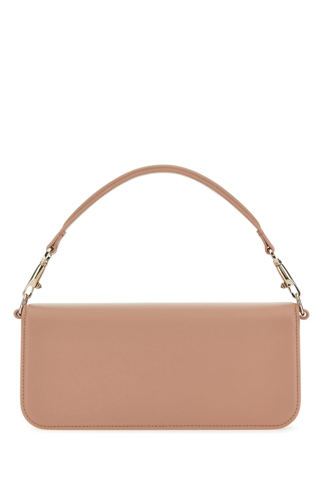 Powder pink leather LocÃ² handbag