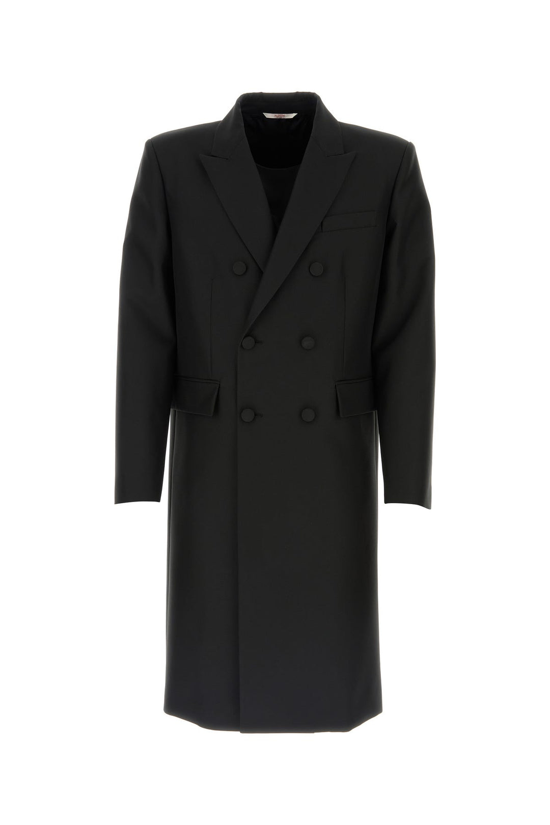 Black tech nylon coat