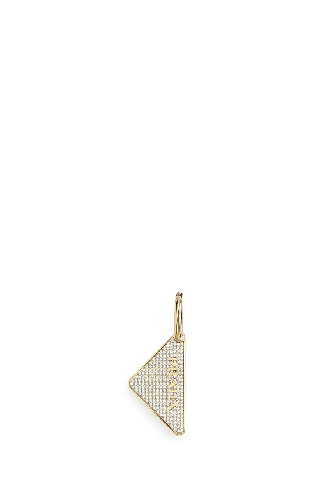 Gold 925 silver Symbole single right earring