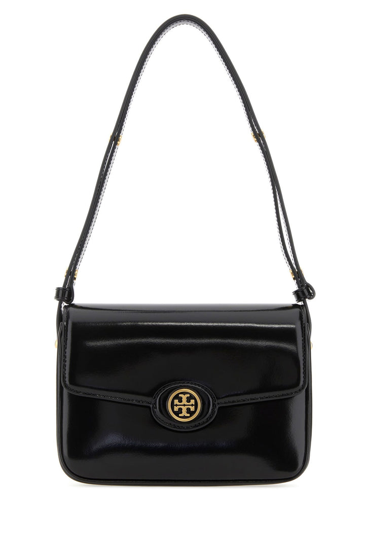 Black leather Robinson shoulder bag