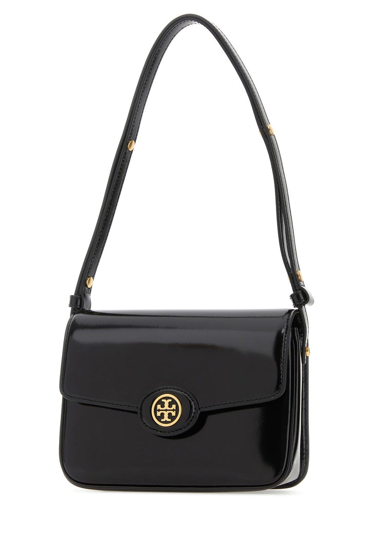 Black leather Robinson shoulder bag