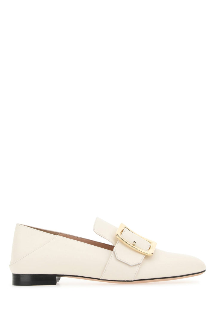 Ivory leather Janelle loafers